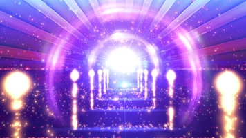 4K婚礼进行曲伴娘伴郎入场星光粒子舞台背景