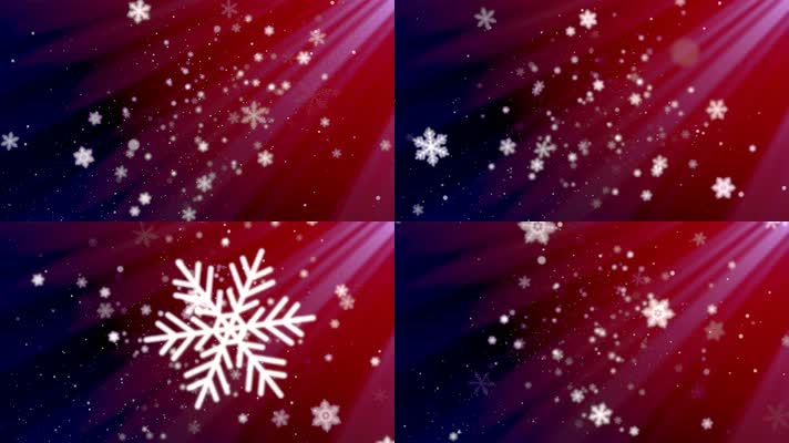 圣诞节红色雪花背景