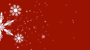 圣诞节红色雪花背景