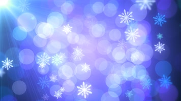 圣诞节蓝色雪花背景