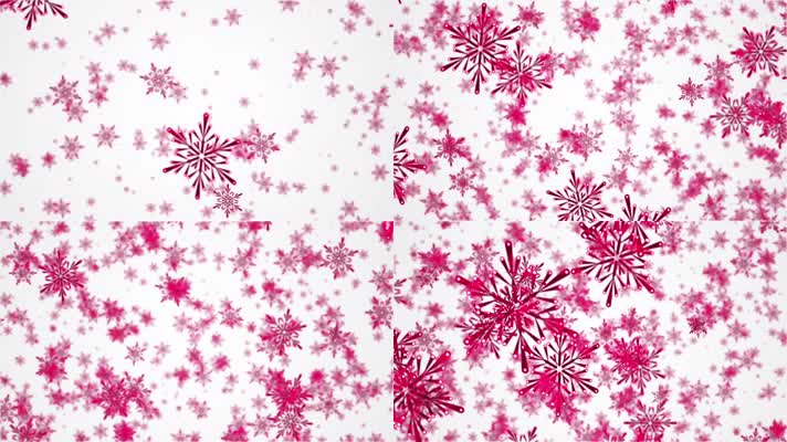 圣诞节红色雪花背景