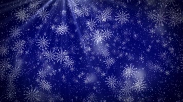 圣诞节蓝色雪花背景