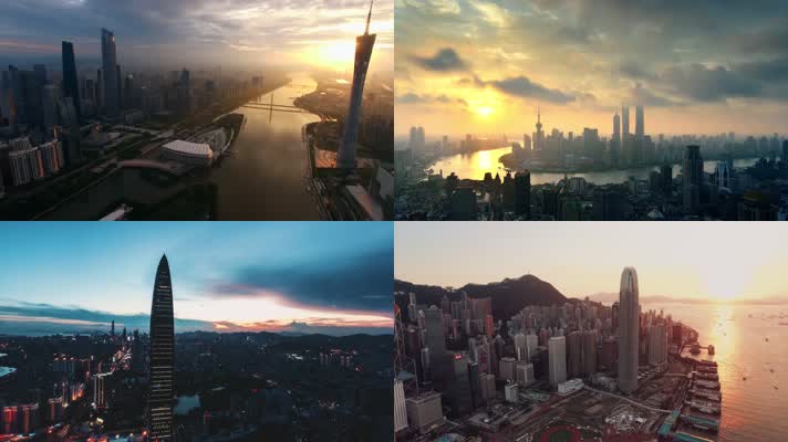 香港深圳上海唯美城市视频