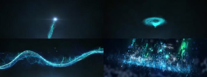 震撼全息粒子秀科技片头开场