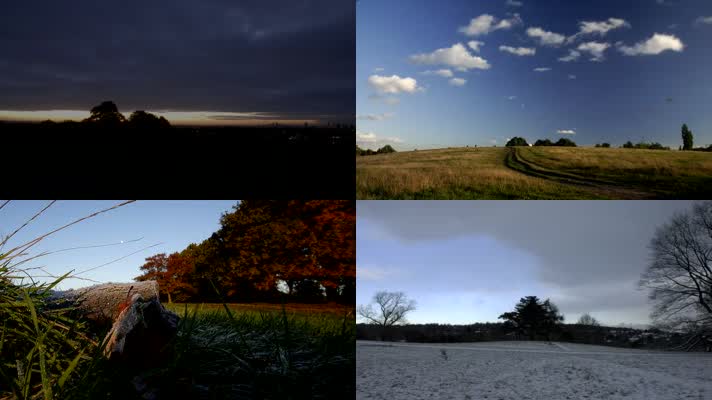 2K春夏秋冬四季自然风景秀