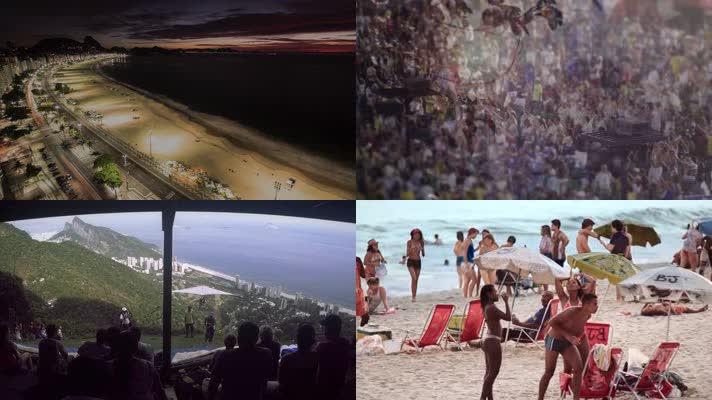 4K巴西里约热内卢城市风光旅游宣传片素材
