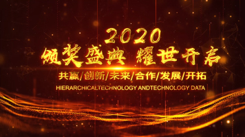 金色大气年会颁奖人物介绍宣传ae模板