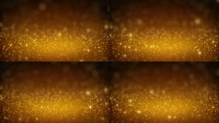可循环梦幻金色粒子颁奖典礼晚会舞台背景