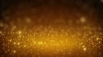 可循环梦幻金色粒子颁奖典礼晚会舞台背景