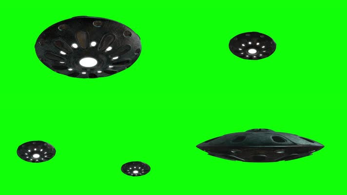 宇宙飞船绿屏抠像