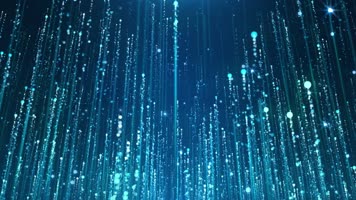 蓝色粒子上升光效舞台循环