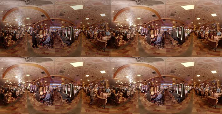 赌场360度视频拍摄素材
