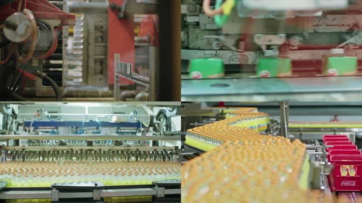 饮料自动化生产视频