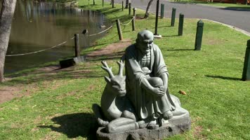 4K澳洲卧龙岗南天寺自然风景