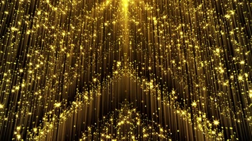 大气金色粒子上升 大气金色粒子上升