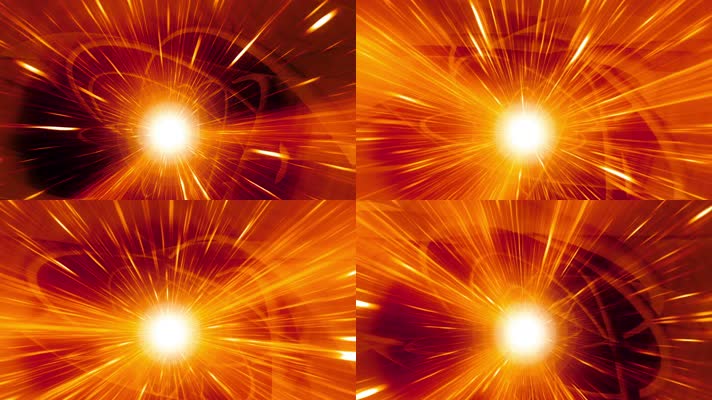 金色隧道 舞台背景 动感节奏 