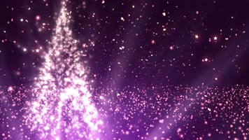 4K圣诞水晶颗粒粒子闪闪发光背景