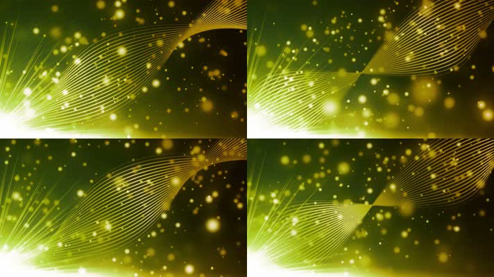 4K超清唯美线条粒子婚礼舞台背景