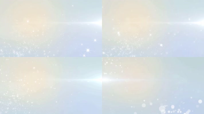 4K超清唯美白色粒子舞台背景