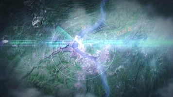 【无插件】精致城市区位图ae模板