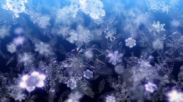 圣诞节蓝色雪花背景