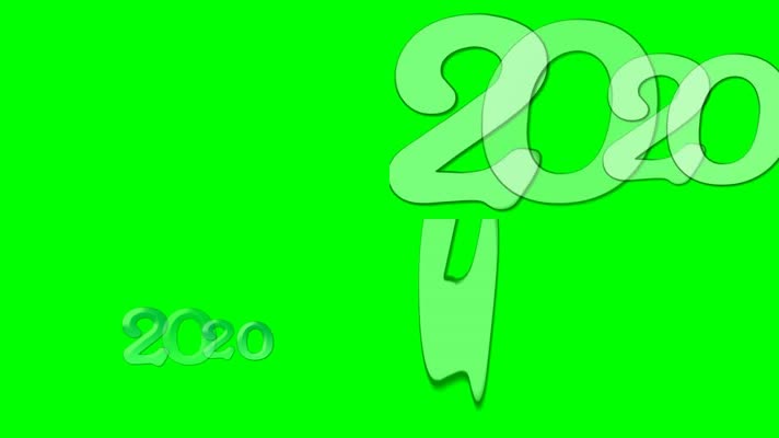 多风格2020字幕特效绿屏抠像