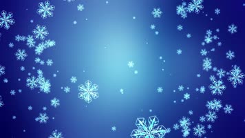 圣诞节蓝色雪花背景