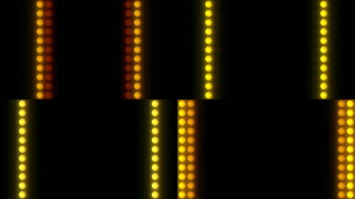 循环黄色光点LED背景