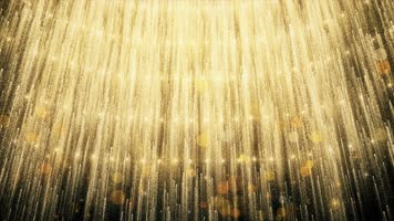 大气辉煌金色粒子循环背景