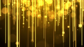 4K金色粒子光束下落舞台背景视频 