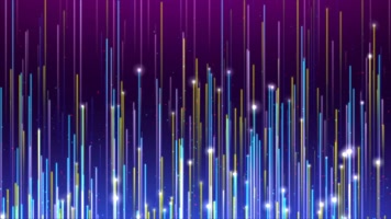 4K超清光线光柱流光粒子上升背景