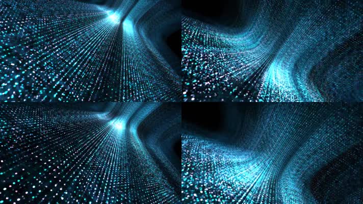 唯美粒子线条背景视频