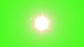绿幕视频素材太阳强光