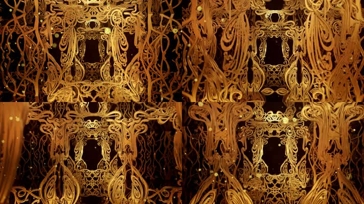 新艺术风格动画背景