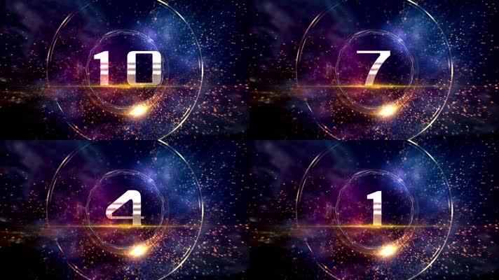 震撼10秒倒数5秒倒计时片头年会开场AE模板