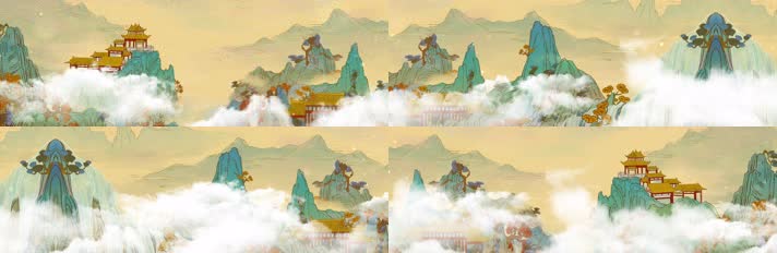 古典山水背景大屏幕 古典山水背景大屏幕