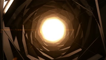 金色隧道 舞台背景  