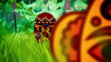 非洲鼓非洲舞蹈动感背景素材灯光秀节奏快闪