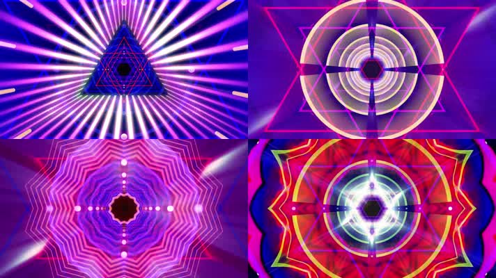 98K抖音酒吧夜店VJ动感舞台背景