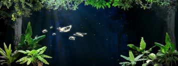 温馨的森林、儿童舞台背景