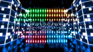 社会摇动感视频配乐舞台LED大屏幕高景视频