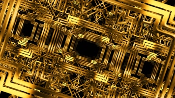 金色古典装饰艺术动画