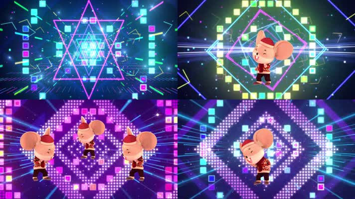 《野狼disco》抖音（老鼠跳舞）