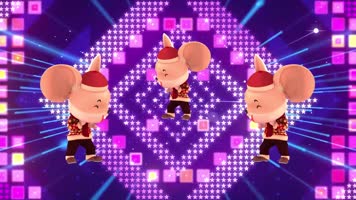 《野狼disco》抖音（老鼠跳舞）