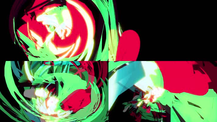 抽象图形图案变幻动态素材