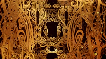 新艺术 风格 花纹 隧道 