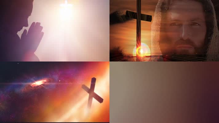 上帝之光宗教信仰背景【9分超长N合1素材包