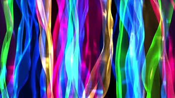 年会晚会舞台彩带彩幕彩条舞美背景视频素材