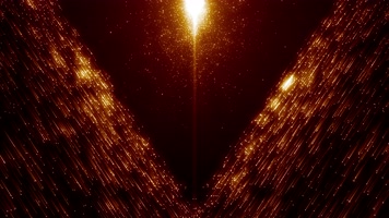 4K金色粒子飘落舞台背景视频