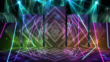 动感灯光舞台跑屏舞台循环